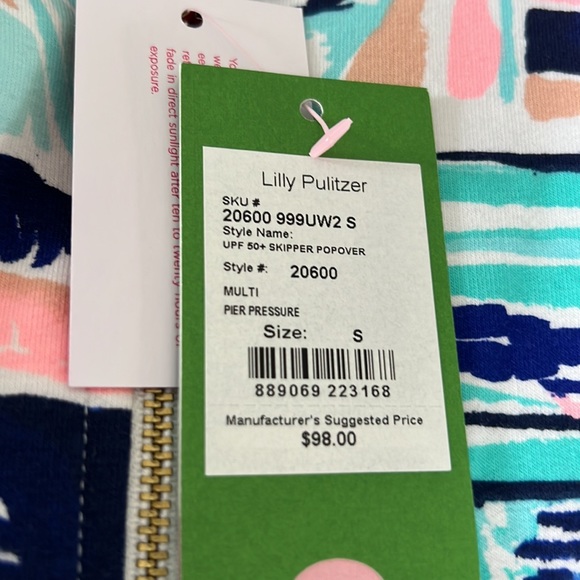 Lilly Pulitzer Popover Top NWTs - Picture 9 of 9